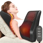 Descubre el placer del relajante masaje con la almohada masajeadora de cuello y espalda calentada, ideal para aliviar el estrés y la fatiga.
