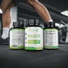 Gráfico que ilustra los beneficios del Natural PCT en la recuperación muscular y hormonal después de un ciclo de entrenamiento intenso, destacando los natural pct beneficios.